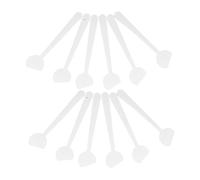 Beaupretty 100pièces Spatules Cosmétiques Plastique pour Masques Visage et Contour des Yeux Petites Cuillères pour Mélanger Produits de Soin et Appliquer Masques Faciaux Faits Maison