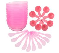 Beaupretty 10ensembles Kit De Masque Facial Avec Bols De Mélange Plastique Bol De Masque Et Spatule Applicatrice Pour Soins De Peau Pour Maison Et Voyage