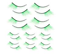 Beaupretty 10paires Faux Verts Exagérés Pour Saint Patrick De Faux Pour Maquillage De Et Cosplay Idéaux Pour Et Événements Festifs