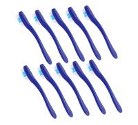 Beaupretty 10pièces Brossettes à Dents Courtes Pour Prisons Et Hôpitaux Brosse à Dents Miniature Et Portable Conçue Pour Sécurité Institutionnelle Et Utilisation Manuelle