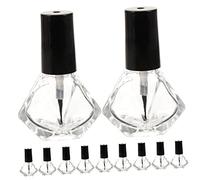 Beaupretty 10pièces Flacons de Vernis à Ongles Rechargeables Vides avec Pinceau Intérieur pour Échantillons de Nail Art