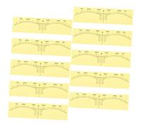 Beaupretty 10pièces Kit De Marquage Sourcils Mesure Lignes Outils Positionnement Modelage Sourcils Règle Marquage Dessin Lignes Outils Pratiques Règle Maquillage Mesure Femmes
