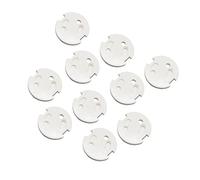 Beaupretty 10pièces Lot De Caches Prise Sécurité Abs Français Couvercle Protecteur Électrique Spécial Protection Garçon Fille Amovible Pour Prises Murales
