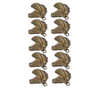 Beaupretty 10pièces Pendentif Tête de Cheval Lot pour Bijoux Breloques Créatives pour Colliers et Bracelets DIY sans Marque