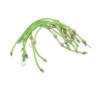 Beaupretty 10pièces Sangles Élastiques pour Bagages Petits Tendeurs avec Attache Corde Élastique pour Fixation Camping Voyage Extensible Crochet Robuste Cordon Plein Air