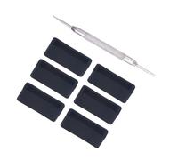 Beaupretty 11 pièces Silicone Watch Band Strap Loops Retainer For Watch Accessories With Repair Tool