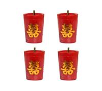 Beaupretty 12 en Résine Décor Traditionnel Chinois pour Maison de Poupée 2 Paires Accessoires Mariage Décoration Miniature pour Scènes de Vie