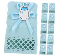 Beaupretty 12 Pièces Boîte à Papier Thème Boîte de Forme de Bouteille de Lait pour Fête de Naissance et Anniversaires pour Emballer des Douceurs