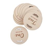 Beaupretty 12 pièces Cartes Commémoratives pour Ensemble de Cartes pour Jalons de Mois de Naissance Accessoires Photo pour Nouveaux