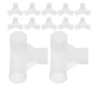 Beaupretty 12 Pièces Connecteur de Placard, Raccord 3 Voies 13 MM | Assemblage Modulaire, Installation Facile, Structure Robuste, pour Armoires Portables et Petites Tentes
