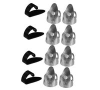 Beaupretty 12 pièces Médiators de Doigt pour Guitares Acoustiques de Plectres Ajustables pour Guitaristes et Débutants