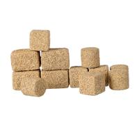Beaupretty 12 Pièces Mini Bottelettes de Foin Décoratives Miniatures pour Maison de Poupée Accessoires DIY pour Dioramas de Ferme et Décoration Automne de Paquets Ronds Carrés et