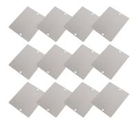 Beaupretty 12 Pièces Plaques Isolantes en Mica Argenté pour Micro-ondes et Grille, Design Fin et Retardateur de Flamme, Accessoires Micro-ondes Indispensables