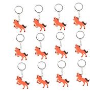 Beaupretty 12 pièces Porte Clés Forme de Cheval Accessoires pour Garçon Fille Décorations de Fête et Animaux