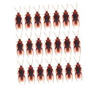 Beaupretty 120 pièces Faux Cafards Réalistes Halloween Accessoires de Farce pour Fête et Spectacle Modèle Effrayant pour Blagues et Costumes