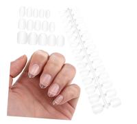 Beaupretty 120 Pièces Portant Des Patchs Pour Ongles Bouts D'Ongles En Gel Bouts D'Ongles Courts Kit D'Ongles À Pression Faux Ongles À Couverture Complète Faux Ongles Bouts D'Ongles