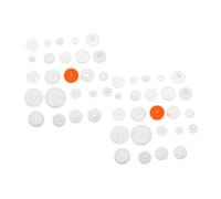 Beaupretty 128pièces De Moteur Plastique Kit Plastique pour Projets De Bricolage De Poulie De Broche pour Modélisme
