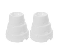 Beaupretty 12pcs Moules à Fondant en Plastique Blanc Forme Bouton pour Décoration Gâteau DIY Plateau de Séchage Polyvalent et Design Élégant pour Cake Design