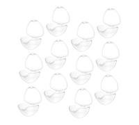 Beaupretty 12pièces Boîte Rangement Tétine Transparente Boîte De Protection Anti-poussière Pour Sucettes Et Jouets De Dentition Design Compact Et Portable Pour Maison Et Voyages