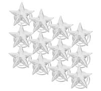 Beaupretty 12pièces Épingles à Cheveux Étoile Argentées Design Minimaliste et Accessoires de Coiffure pour Femmes Adaptés au Bureau aux Fêtes
