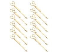 Beaupretty 12pièces Pince Cheveux Forme De Ciseaux Pinces Décoratives Barrettes Pour Coiffure De Fille Lot De Épingles à Cheveux
