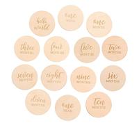 Beaupretty 14 pièces Cartes pour Jalons Disques Ronds Accessoires Photo Sans Danger pour Décoration de Fête et
