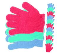 Beaupretty 14pièces De Bain Moufle Pour Massage Du Dos De Toilette Exfoliants Pour Corps Serviettes De Douche Nettoient Profondeur Et Adoucissent La Peau