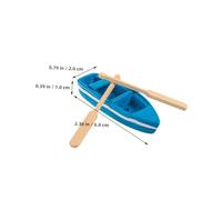 Beaupretty 15 Ensembles Miniature Bateau Bois avec Lot de Décor Nautique pour Jardin et Maison Accessoire DIY pour Paysage Miniature