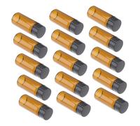Beaupretty 15 Pièces Bouteilles Verre Borosilicate Bouchon à Vis pour Échantillons de Réactifs pour Éducation et Recherche