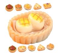 Beaupretty 15 Pièces de Miniatures Alimentaires DIY pour Maison de Poupée Ensembles Variés de Décorations Alimentaires Réalistes Accessoires Miniatures pour Dioramas et Ornements Créatifs