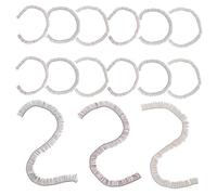 Beaupretty 15 pièces Lot de Faux Cils pour Poupées Multicolores Noir Marron Thé Accessoires DIY pour Création et Maquillage de Figurines