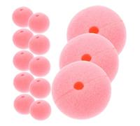 Beaupretty 15 Pièces Nez de Clown en Éponge Rose 50 Mm, Accessoire de Clown de Fête et Cosplay, de Remplacement pour Costume Halloween Carnaval, Fourniture Amusante pour Spectacle