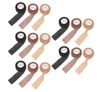 Beaupretty 15 Protège-Doigts Auto-Adhésifs pour Manucure Protection UV Résistante pour Ongles Ruban Respirant Doux pour Doigts et Poignets 3 Couleurs Noir Rose Marron 15 Pièces