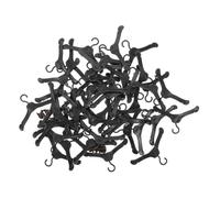 Beaupretty 150 Pièces Accessoires de Rangement de Vêtements pour Maison de Poupée Support Élégant pour Tenues de Poupées Organisation Robe Miniature
