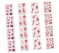 Beaupretty 16 Feuilles Autocollants de Faux Blessures Réalistes Maquillage de Zombie pour Fête et Cosplay pour Célébrations Imaginatives