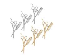 Beaupretty 16 Pièces insigne de coiffeur décors de vêtements de barbier épingle de barbier pinces cheveu hairpin peigne coiffant pour hommes peignes broche tondeuse à cheveux corsage
