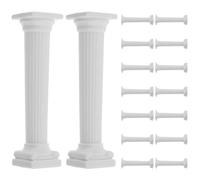 Beaupretty 16 Pièces Romaines Miniatures Décoration pour Micro Modèles de Sculptures Élégantes pour Table et Maison