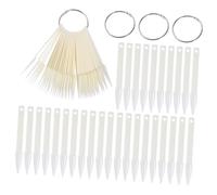 Beaupretty 160 pièces Présentoir Ongles Artificiels avec Support Métallique Palette Couleur Ongles Éventail pour Salon Manucure Affichage Vernis et Pratique Nail Art