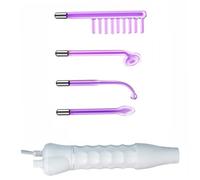 Beaupretty 1ensemble Appareil De à Haute Dispositif De Soin Peau Électrique Portable Avec Tubes Pour Raffermissement Facial Et Anti-rides Blanc