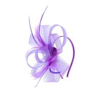 Beaupretty 1ensemble Fascinator Plume Et Nœud Pour Femmes Accessoire Élégant Pour Mariage Tea Party Et Événements Spéciaux Bandeau Chic Avec Détails Raffinés
