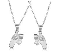 Beaupretty 1ensemble Pendentif Couple Magnétique Inoxydable Ensemble De Collier Ajustable Pour Et Partenaires Confortable Et