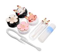 Beaupretty 1Ensemble Portable Cute Case Kit with Tools Travel Storage Box for Daily Use