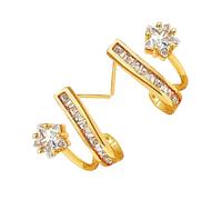Beaupretty 1Paire Boucles Oreilles Étoile Et Parfaits Pour Occasions Spéciales Port