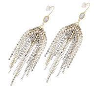 Beaupretty 1Paire Boucles Oreilles Perles Pendantes Boucles Oreilles Chandelier pour Femmes pour et Élégantes