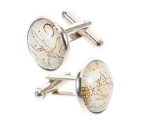Beaupretty 1paire Boutons De Rétro Avec Carte Monde Pour Accessoires Élégants Pour Costumes Et Événements Formels Uniques Et Distinctifs
