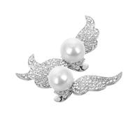 Beaupretty 1paire Clips De Chaussures à Talons Avec Décorations Strass Ailes Ange Accessoires Amovibles Pour Femmes Bijoux Pour Chaussures De Mariée Élégants Et Confortables