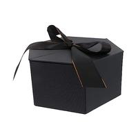 Beaupretty 1pièce Boîte Hexagonale Élégante Pour Bonbons Conteneur Romantique Pour Saint-valentin Unique Pour Anniversaires Et Mariages