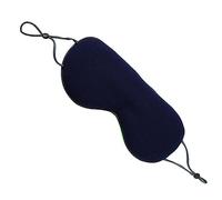 Beaupretty 1pièce Masque De Sommeil Réversible Soie Masque De Nuit Confortable Pour Yeux Utilisation Chaude Et Froide Pour Maison Voyage Hôtels Vert Et Bleu Marine