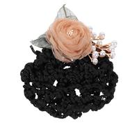 Beaupretty 1pièces Pince à Chignon Avec Design Floral Accessoire Capillaire Pratique Pour Et Hôtesses Filet à Cheveux Tissu Pour Look Élégant Au Travail