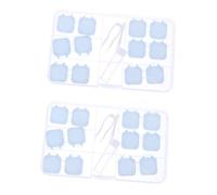 Beaupretty 2 Ensembles Boîte à Lentilles de Contact Portable Étuis avec Couvercle Pression Accessoire pour Pratique pour Stockage Protection des Lentilles Couleur Bleue